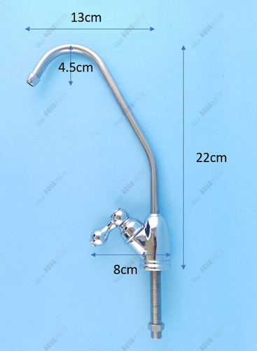 Premium chrome faucet - premium, 1/4"
