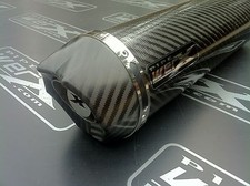 Honda CBR 1000 RR 2008 - 2013 Carbon Round Carbon Outlet Exhaust Silencer