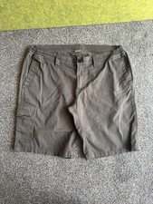 Men Cargo Shorts Khaki W96cm Messy Workwear Casual Pockets Elastic Waist Utility