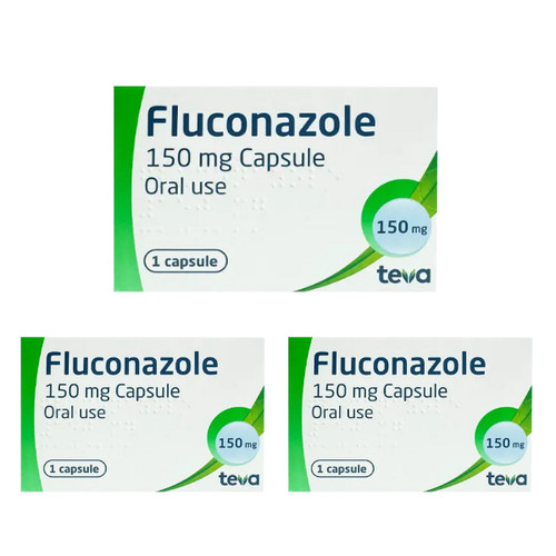 Oral fluconazole 150mg - 3x,