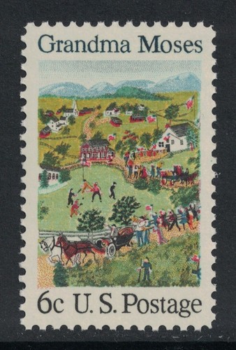 Scott 1370 grandma moses - 1370-,