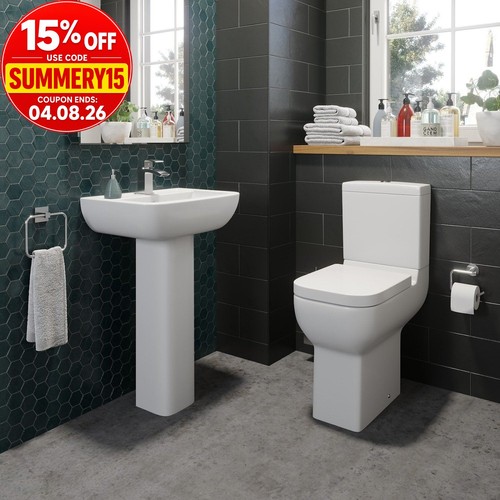 Bathroom cloakroom suite - bathroom,