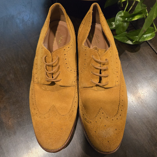 Clarks mustard colored mens - colored,