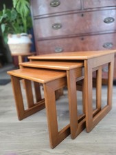 Mid Century Teak Nest of