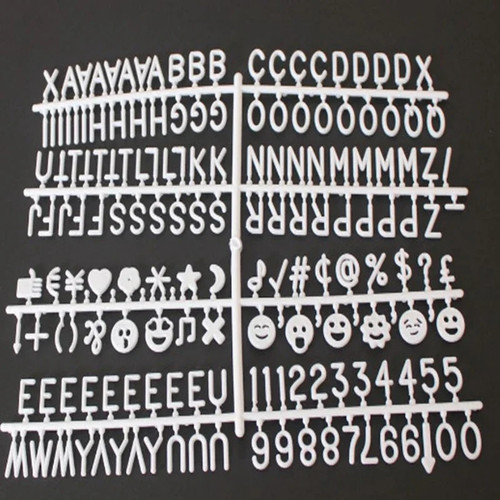 Felt board letters bulletin - board,