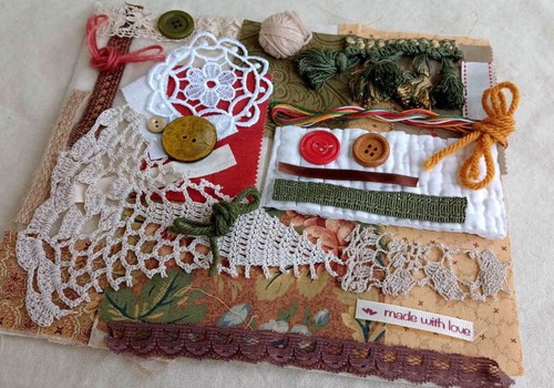 Slow stitching kit - , vintage
