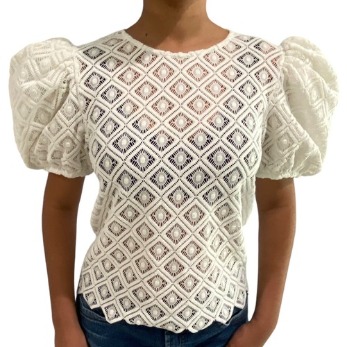 Express women lace puff sleeve - express,