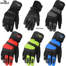 Motorcycle Motorbike Gloves Leather Knuckle Thermal Protection Touch Screen