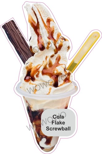 Ice cream van sticker - , cola