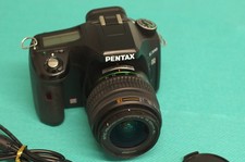 Pentax K-200D D-SLR, 18-55mm zoom and batteries