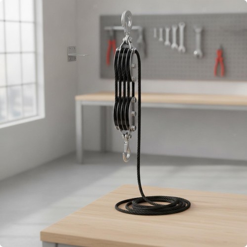 Rope pulley hoist block - rope,