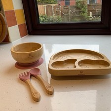 Bamboo Baby Feeding Set with