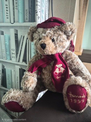 Harrods 1999 plush teddy - teddy, bear