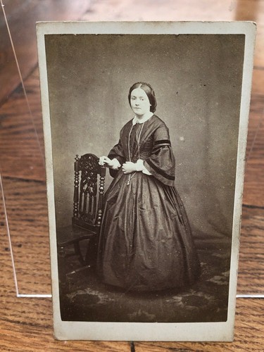 Victorian photo lady with a - photo,