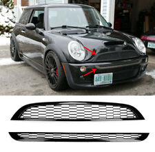 2x For 2001-2006 Mini One & Cooper R50 R52 R53 Front Grille Kit Gloss Black UK