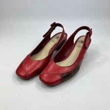 Clarks Women's Red Leather