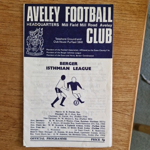 1979 aveley bromley - 1979/80,