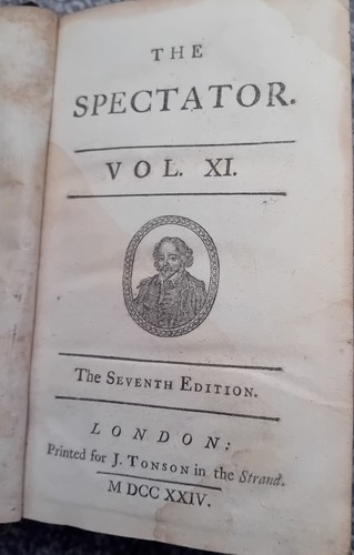 Rare the spectator - spectator, 1724