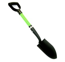 ROUND HEAD LIGHTWEIGHT MICRO SPADE SHOVEL WOODEN SHAFT 700MM -LIFETIME GUARANTEE