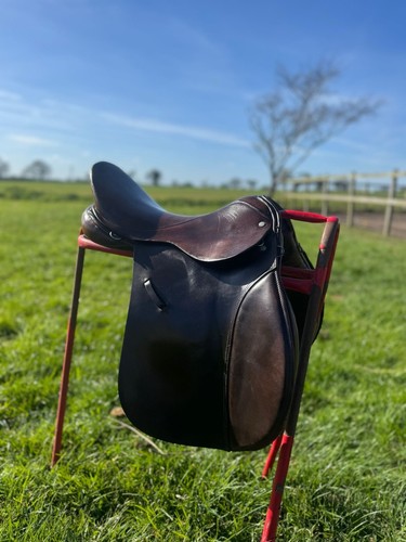 Brown leather english - brown,