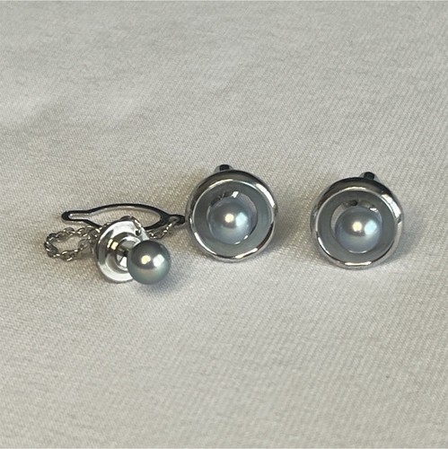 Vintage swank silver cufflinks - swank,