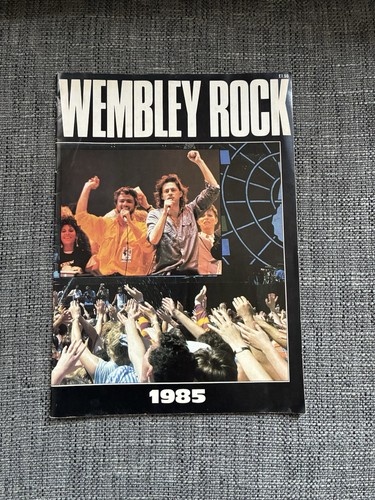 Live aid magazine - live, “wembley
