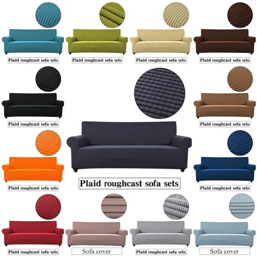 Seater slipcover solid - 1/2/3/4,