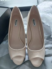DUNE wedges women's Size 7 Good Condition, Nude Colour
