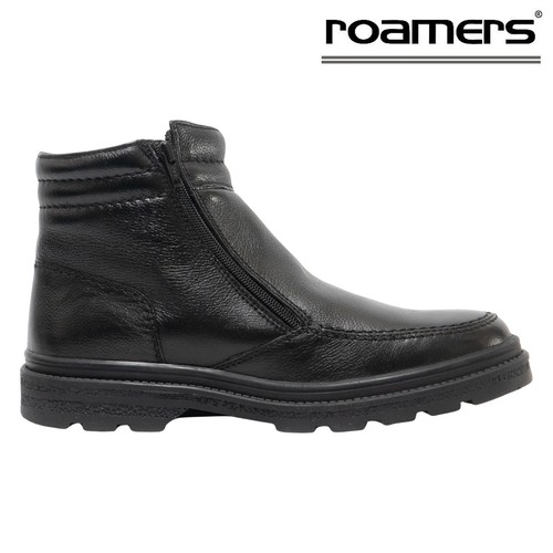 Roamers mens black leather - mens,