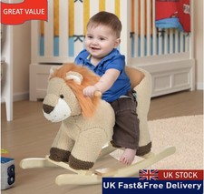 Kids Rocking Lion Plush Ride