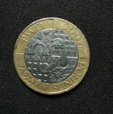 Rare 1707-2007 2 Pound Coin