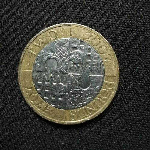 Rare 1707 2007 pound coin - rare, 2
