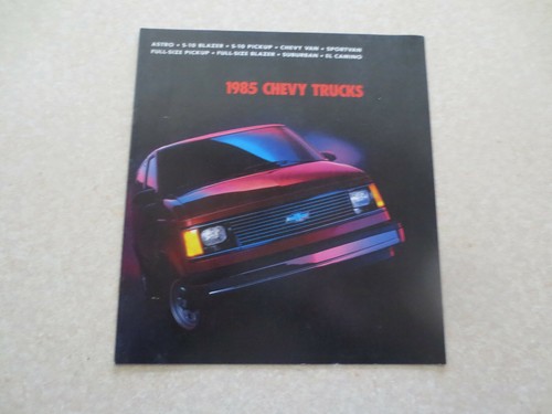 1985 chevrolet trucks - 1985,