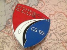 PORSCHE OWNERS CLUB GB CAR GRILL BADGE EMBLEM 911 924 928 944 BOXTER 968 CAYENNE