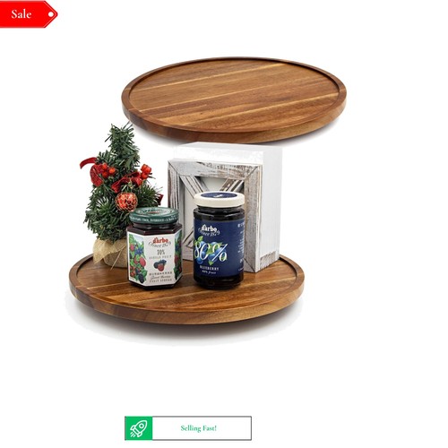 Lazy susan turntable pack - turntable, 2