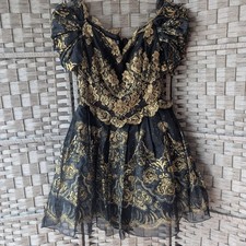 Vtg Zandra Rhodes London Silk