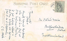 FAMILY HISTORY - POSTCARD - THE STATION MASTER - BELFORD RAILWAY STATION c1910