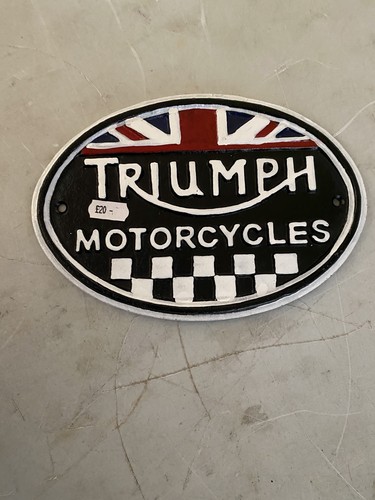 Triumph motorcycle cast iron