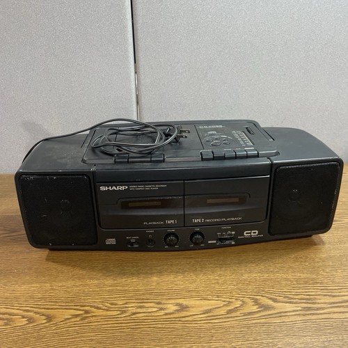 Sharp boombox cd66 dual - sharp,