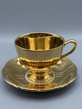Vintage Royal Winton Grimwades Gold Cup & Saucer
