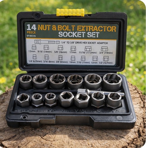 Pcs nut and bolt extractor - and,