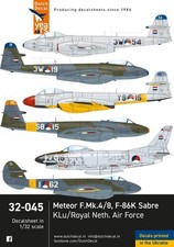 Dutch Decal 32045 1:32 Gloster