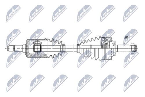 Front drive shaft nty - nty, fits