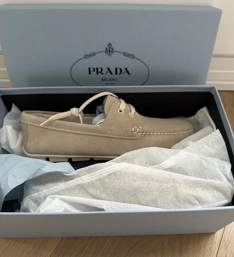 Prada suede driving shoes eu36 - prada,