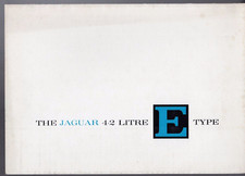 Jaguar E-Type 4.2 Roadster & Coupe Series 1 1966-1968 UK Market Foldout Brochure