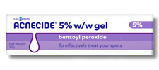 Acnecide 5% Gel Benzoyl Peroxide - Treatments Acne, Blemishes, Spots - 30g