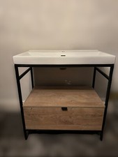 800 mm floorstanding oak Vanity Unit