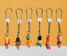 Swimmer resin keyring swimming 6 designs
