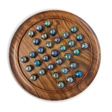 30cm Diameter WOODEN SOLITAIRE