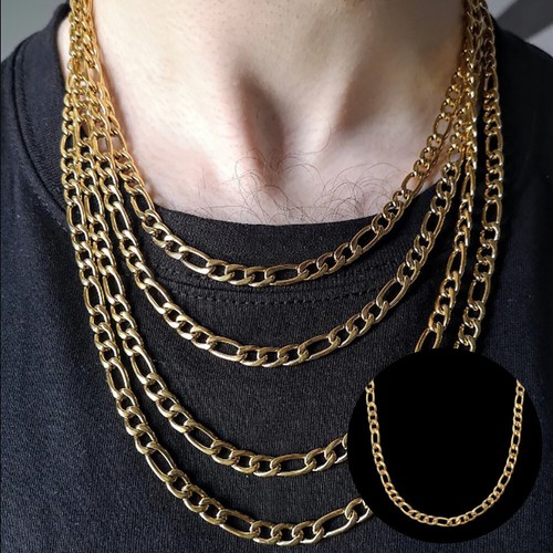 6mm figaro link chain - figaro,